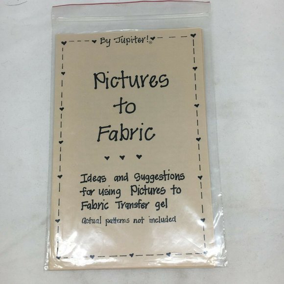 Vintage Jupiter Pictures To Fabric Transfer Gel Idea Booklet Craft Personalize - Picture 1 of 9